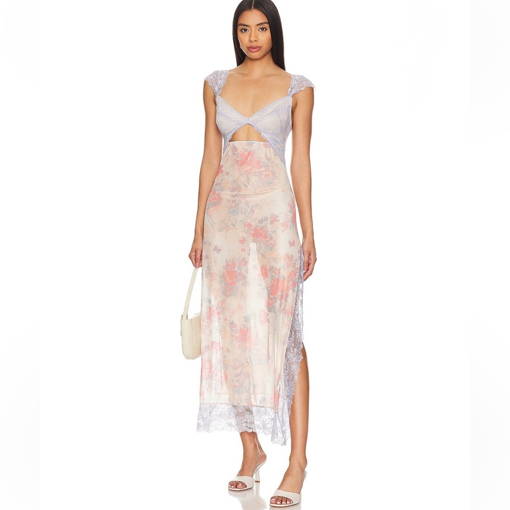 Free People Suddenly Fine Maxi Slip Dress
